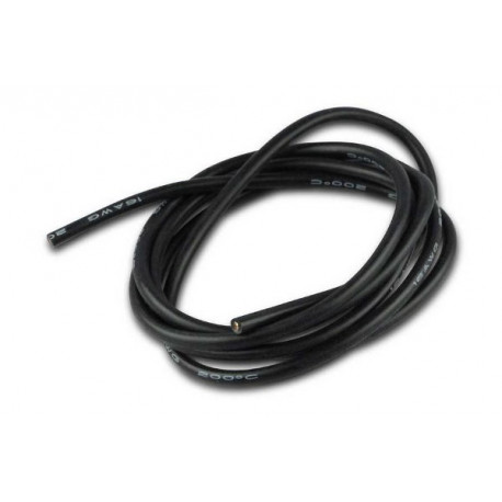 Cable de silicone - 1.5mm² x 1.000mm - noir