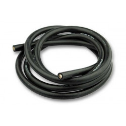 Cable de silicone - 6mm² x 1.000mm - noir