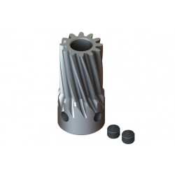 Steel Pinion Slant 12T Mod 0.7 X 5 mm Motor Shaft (LX0710)