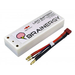 Batterie LiPo 2s1p 7,4V 6.600mAh 30C BRAINERGY contact PK 4,0mm HC (801001)