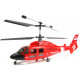 RTF Dauphin Helicopter Red (2.4Ghz Mode 1)