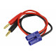 Cable de charge YUKI MODEL compatible avec E-flite EC5 2.5mm² 30cm