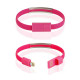 CABLE USB iPh.6/6s/5/5s BRACELET pink