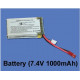 Batterie lipo 7.4v 1000mah cb180d v200 1&23 1&22 (Ref. Scorpio ES121-31)