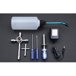 Nitro Starter Kit (Glow Starter 200mAh, Fuel Bottle, Tools)