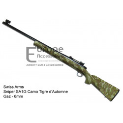 Swiss Arms - Sniper SA1G Camo Tigre Automne - Gaz - 6 mm