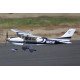 Avion 1400mm Cessna 182 AT Bleu (5ch ver.) kit PNP