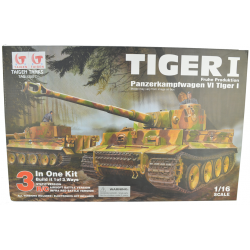 Auto-assemblage Taigen Tiger 1 RC Tank - Version Kit
