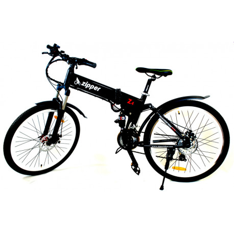 Z4 21-Speed Folding Electric Mountain Bike 26 - Black
