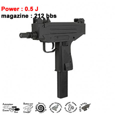 IWI - UZI Pistol - 0.5J - AEG - 6mm