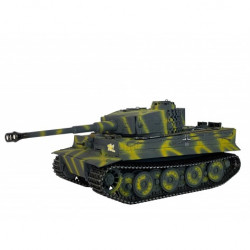 Taigen Hand Painted RC Tanks - Full Metal Upgrade Version - Tiger Camo - 2.4GHz