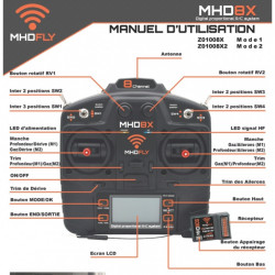 Ensemble pour radiocommande MHD8X Mode 1