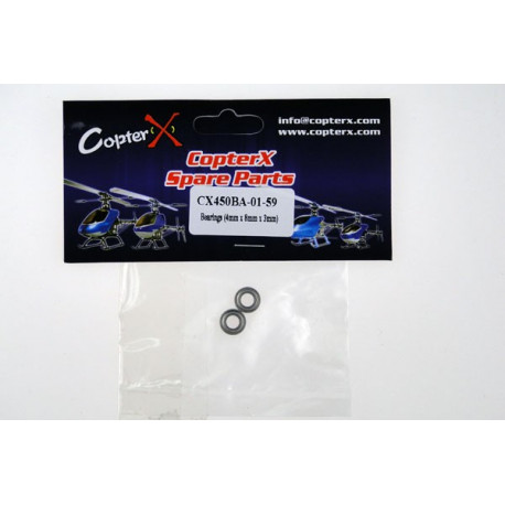 CopterX - Bearings (4mm x 8mm x 3mm) (CX450BA-01-59)