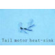 Tail motor heat-sink