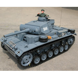 HengLong Panzerkampfwagen III - 1/16th - Grey Camouflage (3848-1)