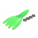 Slow Fly Electric Propellers 11x4.7R SF Right Hand Rotation Green (4pcs)