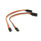 Rallonge Servo extension wire 2x (JR/FUT/UNI) 15cm