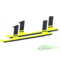 Carbon fiber landing gear - Yellow (2pcs) (H0107-S) Goblin 700