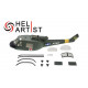 Heliartist H1 Huey Fiber Glass Fuselage class 450