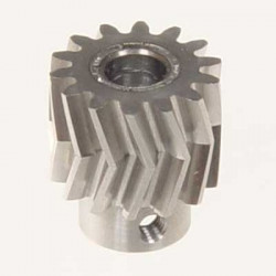 Pinion for herringbone gear 19teeth, M1, dia.8mm (04490)